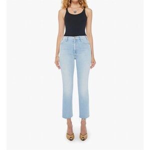 MOTHER hustler ankle fray jeans in lost‎ art NWT SZ 32
